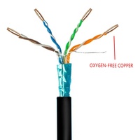 Cable de Red Ethernet CAT6 UTP RJ45 de 1m, Suministro de Fábrica, Personalizado, 4 Pares, 23AWG, Cables de Comunicación Blindados de PVC, 250MHz, Sin Oxígeno