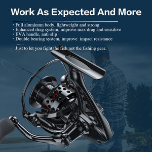 <span class=keywords><strong>Moulinet</strong></span> de pêche en eau salée Ashconfish Wheel 2000 3000 <span class=keywords><strong>5000</strong></span> Series Fishing Tackle Carp Double Loading Spinning Fishing Reels - Product Image 5
