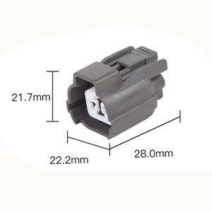 自動車ワイヤーハーネスアセンブリ2Pオートコネクタ6189-0129 6181-0070 PBTブリットメッキ銅0.5mm - Product Image 3