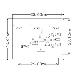 Module générateur d'horloge 3 canaux Si5351A 8KHz~160MHz, oscillateur programmable I2C, PCB 4 couches pour synthétiseur <span class=keywords><strong>DIY</strong></span> - Product Image 5