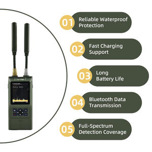 Taşınabilir İHA Drone Dedektörü 100MHz~8GHz FPV ve OFDM Video Algılama ve Yön Bulma Özellikli - Product Image 1