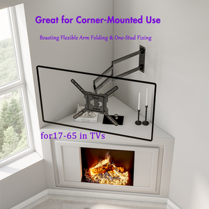 Nuevo Soporte de Pared para TV de Movimiento Completo y Largo Alcance 2026, para TV de 17-65 Pulgadas, OEM ODM, Giratorio e Inclinable, Brazos para Monitor - Product Image 4
