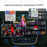 Kit de rétrofit décodeur Android 13 Explotec 128 Go compatible Toyota Land Cruiser LC200 2016-2021, module CarPlay sans fil, carte SIM 4G