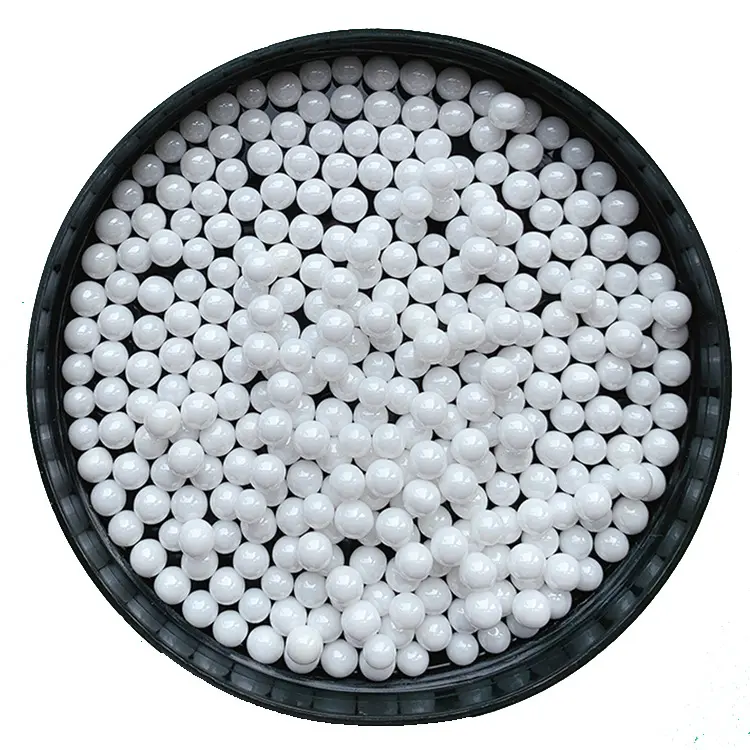 كرة إيتيريوم الزركونيوم كرة دوائر طحن زيركونيوم صغيرة باللون البني لتوزيع الخرز السيراميكي