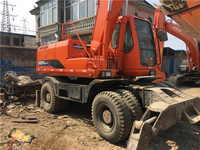 Excavadora Usada Doosan 210W-7/140W/150W/220lc-7/210/225/300 en Venta en Shanghái en Buen Estado de Funcionamiento