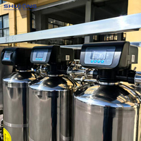 Système de dessalement RO haute efficacité 2000 LPH, structure en acier inoxydable, machine de traitement de l'eau 4040RO pour l'eau potable