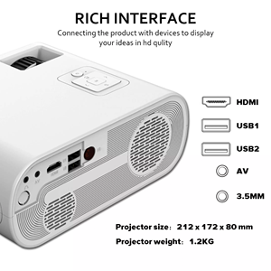 <span class=keywords><strong>Prix</strong></span> usine Home cinéma C10 Mini LCD 720p Full HD vidéo Home cinéma téléphone intelligent WiFi projecteur pour grand écran Beamer - Product Image 2