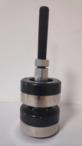 Hệ thống ray trượt tự động cho vách ngăn di động CN, con lăn treo cho cửa trượt, khung nhôm, bánh xe đôi, ổ bi - Product Image 4