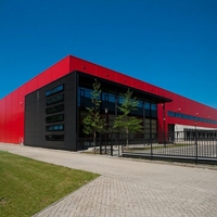 Entrepôt à structure métallique pour centre de distribution logistique, usine industrielle, atelier, bâtiment de projet