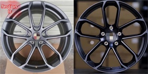 Rines de Aleación de Aluminio Forjado de Diez <span class=keywords><strong>Mil</strong></span> Toneladas para Cayenne Q7 de 19-22 Pulgadas, PCD 5x130 ET60 - Product Image 2