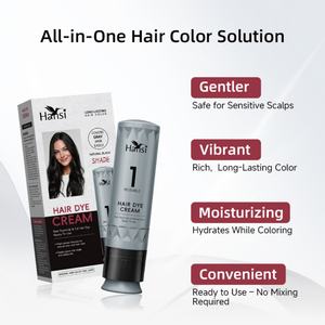 Tinte Permanente para el Cabello Orgánico Sin <span class=keywords><strong>Plomo</strong></span>, Rubio, Castaño, Negro, Cubre las Canas, Sin Peróxido, Sin Amoníaco, Seguro para Hombres y Mujeres - Product Image 3