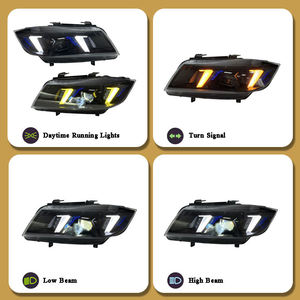 SJC Autozubehör Scheinwerfer-Baugruppe für BMW 3er E90 2005-2012 Tagfahrlicht Hochwertige Voll-LED-Schlangenaugen-Linse - Product Image 6