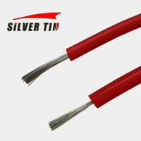Cable eléctrico de alta tensión de goma de silicona, 20KV, 15AWG
