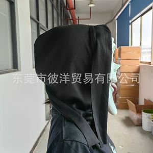 Máscara de Halloween aterradora con lengua fuera, de látex, divertida, para bromas y juegos de rol - Product Image 4