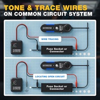 Probador de Continuidad VDIAGTOOL V210 para Arnés de Cables Automotrices, Rastreador de Cables para Motocicletas y Automóviles, Probador de Interruptores de Circuito