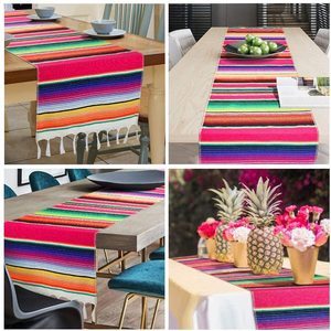 Mexican Serape <strong>Table</strong> Runners <strong>Cloth</strong> for Party Wedding Decorations <strong>Large</strong> TableCloth Colorful Mexican Blanket Outdoor <strong>Table</strong> Cover - Product Image 4