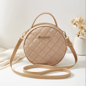 Fashion Multifunction <strong>PU</strong> Leather Cross Body <strong>Bags</strong> Messenger Small Shoulder Tote <strong>Round</strong> <strong>Bag</strong> - Product Image 3