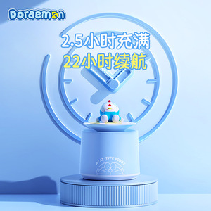 Doraemon Portable Speaker <b>Mini</b> Rechargeable With Clock Function For <b>Desk</b> Use - Product Image 1