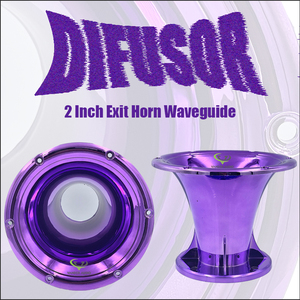 Haut-parleur de compression à embout de 2 pouces à fixer pour voiture ou camion - Couleurs violettes - Product Image 2