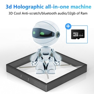 Ventilateur publicitaire holographique 3D avec écran mural LED, utilisation en intérieur, application éducative, application mobile portable, haute résolution, étui - Product Image 2