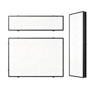 Cadre d'affichage lumineux mural pour vitrine, boîte à lumière en tissu, film souple UV, éclairage de plafond, tissu lumineux ultra-mince