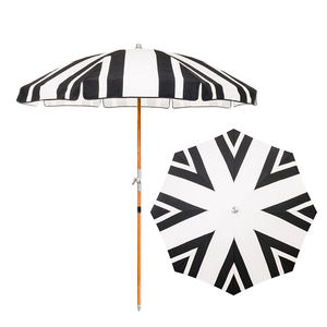 Sombrilla redonda <span class=keywords><strong>de</strong></span> lujo para exteriores <span class=keywords><strong>de</strong></span> 7 pies al por mayor, sombrilla <span class=keywords><strong>de</strong></span> Sol <span class=keywords><strong>de</strong></span> poste <span class=keywords><strong>de</strong></span> madera personalizada para patio junto a la piscina, playa, mercado, centros turísticos - Product Image 2