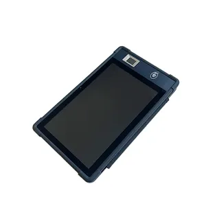 Android endüstriyel hepsi bir dokunmatik pc bilgisayar 10 inç Android FAP 20 NFC okuma H101 ile parmak izi tarayıcı Tablet