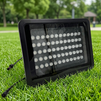 Projecteur LED RGBW pour aménagement paysager, contrôlé par DMX512, indice de protection IP65, angle de faisceau réglable, CRI élevé 80, entrée 85-265V, garantie de 3 ans