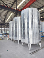 Réservoir de fermentation de vin de fruits 500L 5BBL en acier inoxydable de taille personnalisée avec soupape de surpression et orifice d'échantillonnage