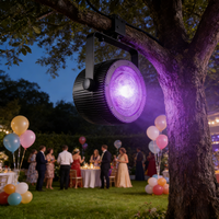 Lumières PAR sans fil alimentées par batterie 30W RGBWA+UV 6 en 1 pour extérieur, étanches IP65, avec télécommande DMX Wifi, éclairage LED