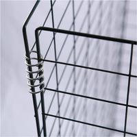 Composteur de jardin en treillis métallique 90cm X 90cm X 70cm Poubelle à compost en treillis métallique