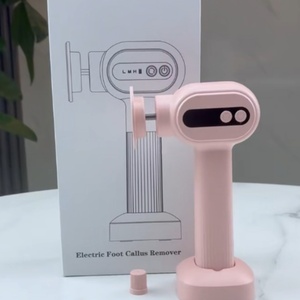 Professional Manicure Pedicure Kit Long Handle Dead <b>Skin</b> Grinder Foot Care Scrubber Charging Base Foot File Electric Foot Callus - Product Image 4