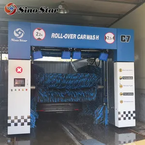 Mesin Cuci Mobil Rollover C7, Penjualan Otomatis Blower Carwash dengan Sistem Pengering Cerdas Peralatan Cuci Mobil Mobile