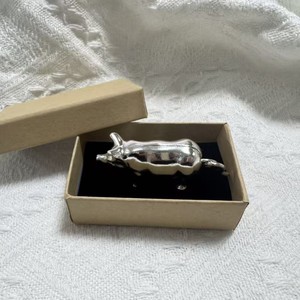 Metro a nastro mini a forma di maiale in stile antico, metro a nastro morbido in metallo vintage a forma di maiale, regalo divertente, articolo promozionale aziendale per cucito e artigianato - Product Image 6