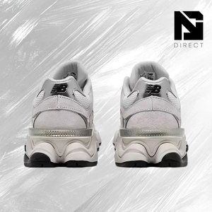 New Balance 9060 'white Black Metallic Silver' Chaussures de course pour hommes, baskets respirantes pour la marche quotidienne - Product Image 4