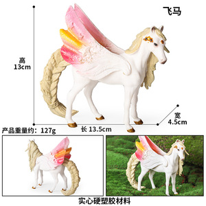 Quali giocattoli, regali e ornamenti sono disponibili per i modelli di animali mitologici solidi e realistici di YXS, come unicorni e cavalli? - Product Image 3