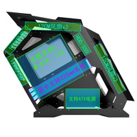 Computer Cases & Towers Desktop Glass Side High Quality Mini Gaming PC Desktop Computer Gaming ITX Case