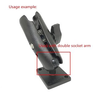 <span class=keywords><strong>Support</strong></span> de téléphone à double prise avec bras articulé, plaque à boule carrée à fixation par vis, 1 pouce, pour vélo, aluminium, robuste, compatible <span class=keywords><strong>Ram</strong></span> - Product Image 2