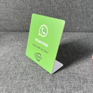 स्टैंड कस्टम एनएफसी धारक जी प्ले गिफ्ट कार्ड प्ले उपहार कार्ड प्रोग्राम योग्य क्यूआर कोड प्लास्टिक भुगतान समीक्षा - Product Image 3