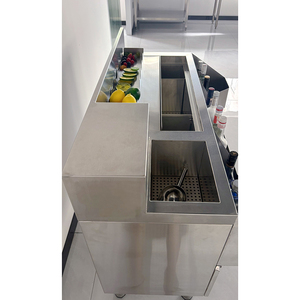 Thương mại thép không gỉ bartender trạm tùy chỉnh đa chức năng sử dụng truy cập thanh chuẩn bị bảng cho bartending - Product Image 3