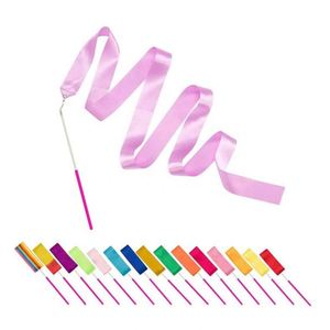 Varita de Baile Personalizada de Alta Calidad con Cinta Arcoíris, Palo Giratorio, Bandera de Mano para Niños y Adultos, Estandarte con Logotipo, Diseño de Impresión Personalizada - Product Image 4