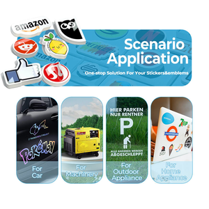 UV Chống Vinyl Tùy Chỉnh 3D Cắt Ra Dot Logo Thư Anime Xe Dán Van Đề Can Xe Cơ Thể Chuyển Cửa Sổ Xe Đề Can - Product Image 5