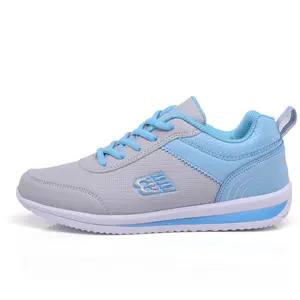 Youth leisure non-slip wear-resistant breathable light comfortable cushioned shock bending flexible casual sports women's shoes