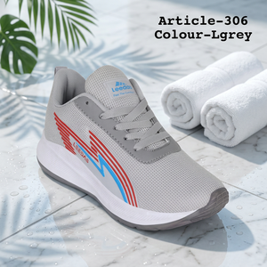 Zapatillas de deporte de malla transpirable para hombre, zapatos deportivos ligeros con cordones, suela suave antideslizante, calzado informal para correr, malla transpirable para hombre - Product Image 4
