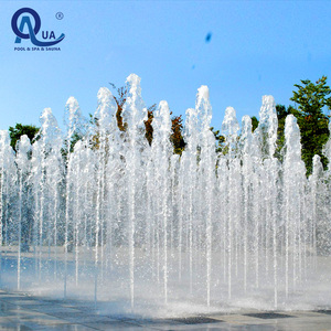 Water Crown Dry Fountain Interactive Ground Spray with <b>Motion</b> <b>Sensors</b> and <b>LED</b> <b>Lights</b> for Plazas, Malls, and Water Playgrounds - Product Image 5