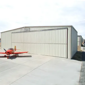 Hangar de aço pré-fabricado para armazém, estrutura de aço inflável pré-projetada, galpão de armazém