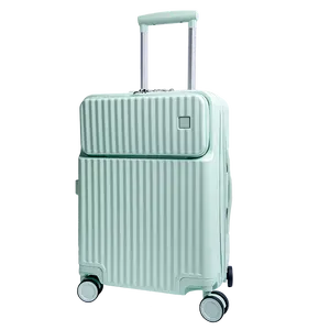 Factory Price Custom Smart Cabin Luggage Set Unisex Front Open ABS PC Carry-On Travel Hand Bags Spinner Trolley Flight Suitcase