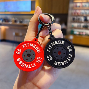 Porte-clés Mini Plaque <span class=keywords><strong>de</strong></span> Haltère Fitness 45LB <span class=keywords><strong>pour</strong></span> Amateurs <span class=keywords><strong>de</strong></span> Gym, Fans <span class=keywords><strong>de</strong></span> Sport, Pendentif <span class=keywords><strong>de</strong></span> Sac, Accessoires <span class=keywords><strong>de</strong></span> Clés <span class=keywords><strong>de</strong></span> Voiture - Product Image 3