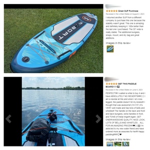 โรงงานผลิตโดยตรง PF OEM บอร์ดยืนพายแบบเป่าลมขนาด 10'6'' รุ่น Extra Wide สำหรับเล่นเซิร์ฟ รุ่น MY07/5 รับผลิตตามแบบ OEM - Product Image 3