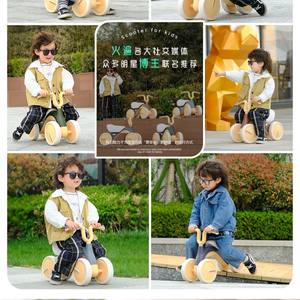 จักรยานทรงตัวสำหรับเด็ก Butterfly Glider รับน้ำหนักได้ 70 กก. พร้อมไฟและเสียงเพลง สำหรับเด็กอายุ 1-3 ปี - Product Image 2